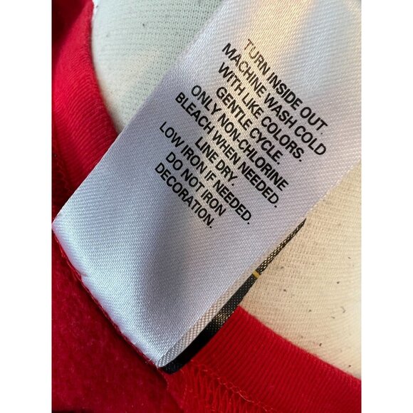 Ugly Christmas Sweater Dogs Cats Pug Dog Womens Sweatshirt Large Fifth Sun Bells - Picture 6 of 7